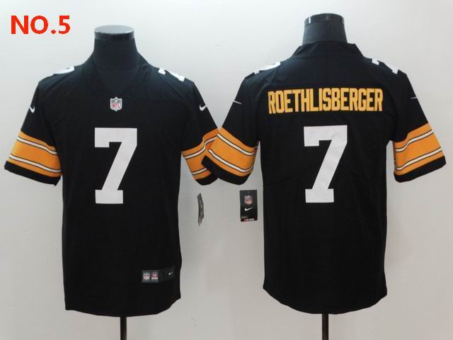 Men's Pittsburgh Steelers #7 Ben Roethlisberger Jersey NO.5;